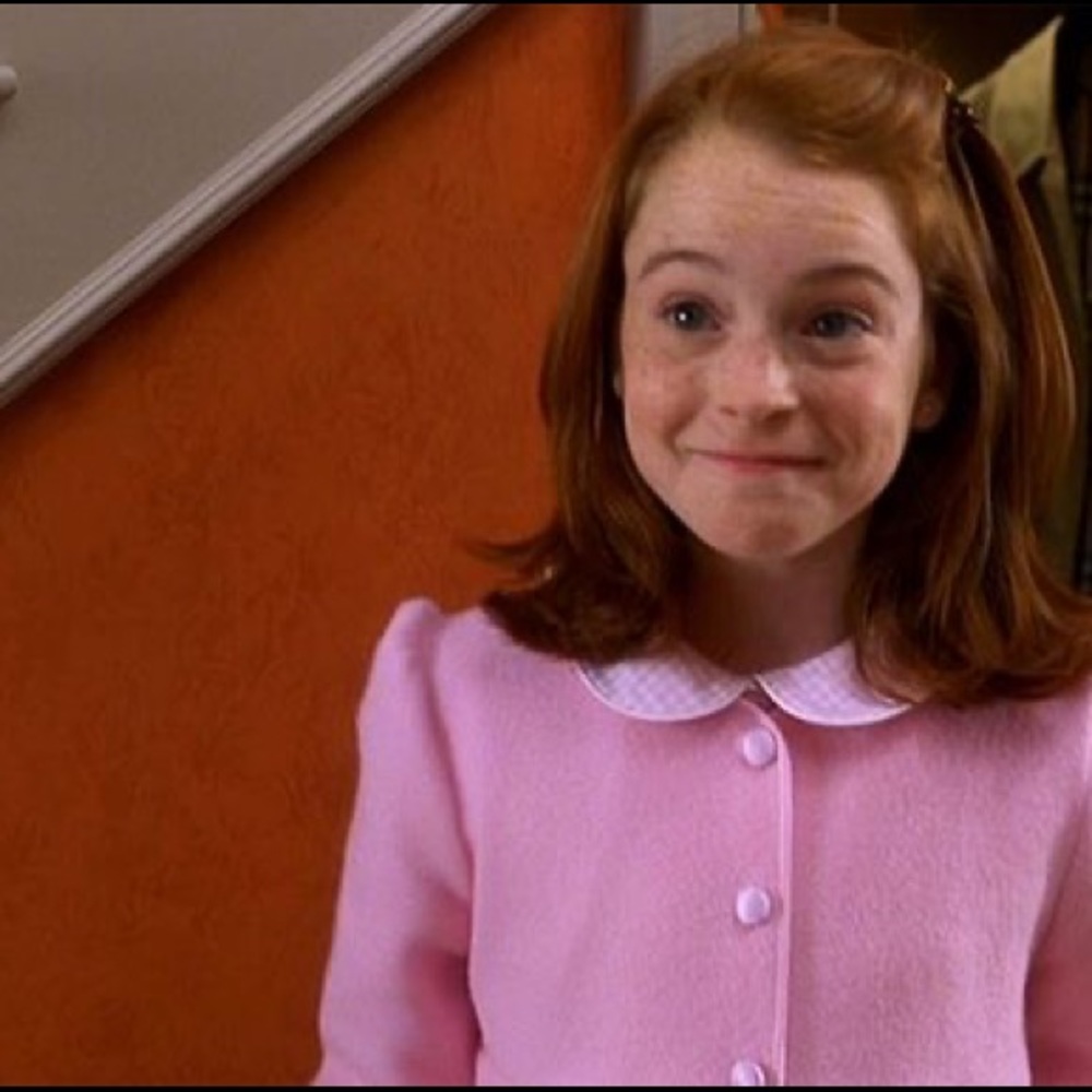 ISO Parent Trap Phone Call Pink Dress